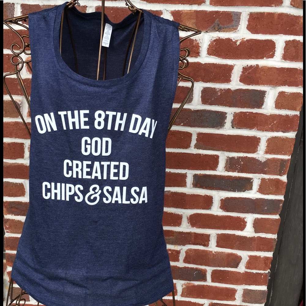 Ruby’s Rubbish Muscle Tank- Chips & Salsa
